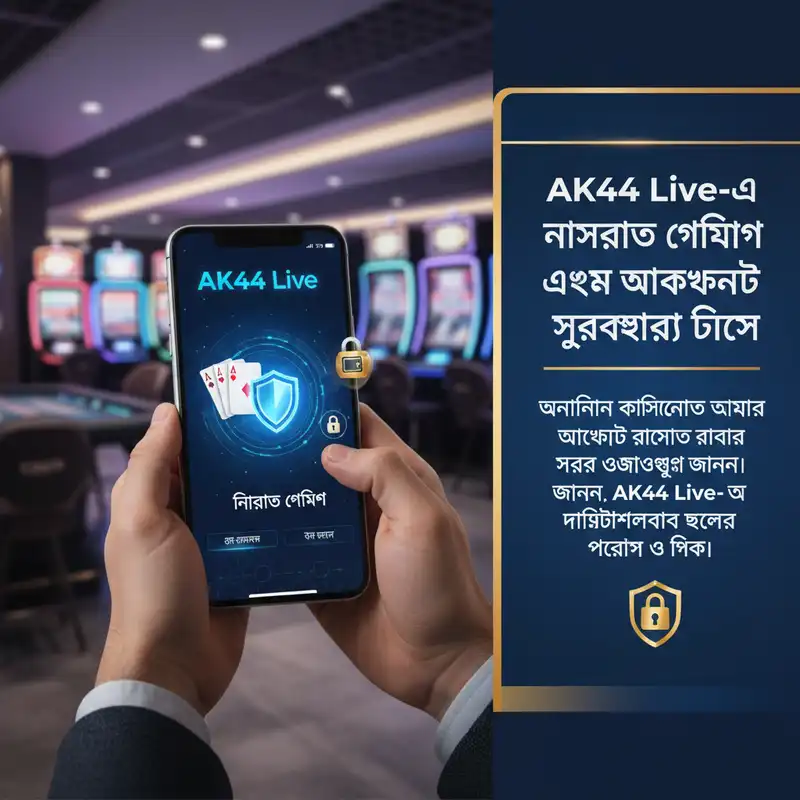 AK44 Live নিরাপদ গেমিং এবং অ্যাকাউন্ট নিরাপত্তা